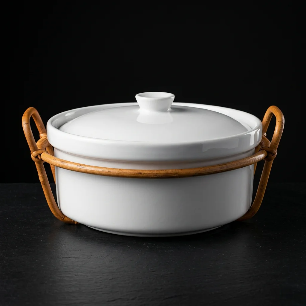 Kilta Casserole with Rattan Carrier